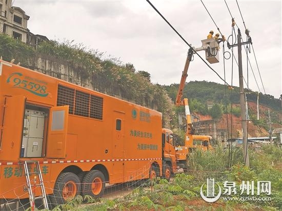德化首次使用中压发电车保供电 - 憨鼠网