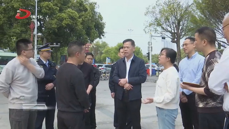 县政协主席调研创城工作 - 憨鼠网