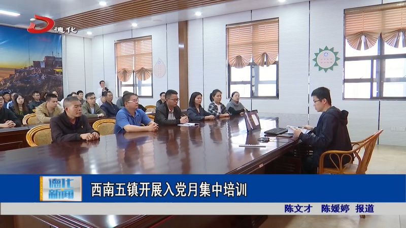 西南五镇开展入党月集中培训 - 憨鼠网