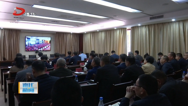 我县组织收听收看全市民营经济发展大会 - 憨鼠网