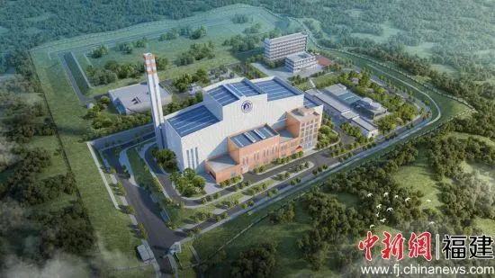德化县生活垃圾焚烧发电项目第一榀锅炉钢架顺利吊装 - 憨鼠网