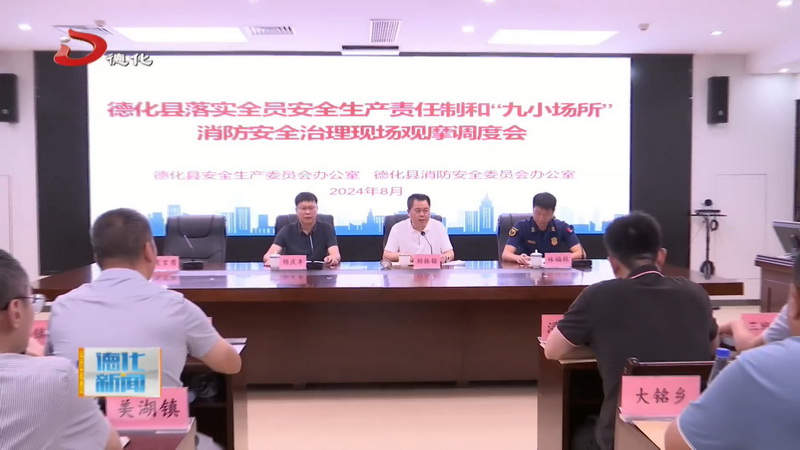 全县落实全员安全生产责任制和“九小场所”消防安全治理现场观摩调度会召开 - 憨鼠网