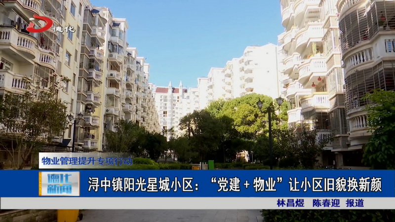 浔中镇阳光星城小区：“党建 + 物业”让小区旧貌换新颜 - 憨鼠网