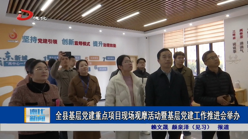 全县基层党建重点项目现场观摩活动暨基层党建工作推进会举办 - 憨鼠网