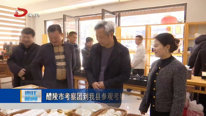醴陵市考察团到我县参观考察 - 憨鼠网