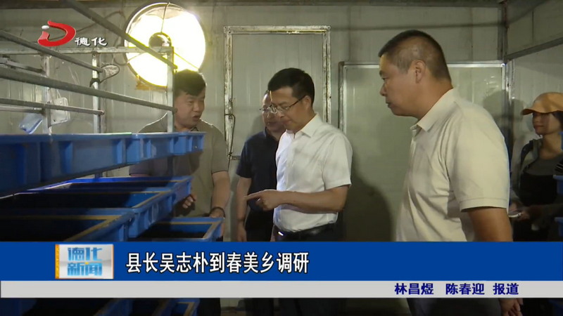 县长吴志朴到春美乡调研 - 憨鼠网