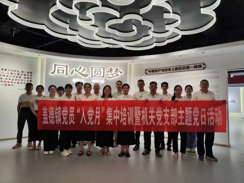 盖德镇开展10月份党员“入党月”集中培训活动 - 憨鼠网