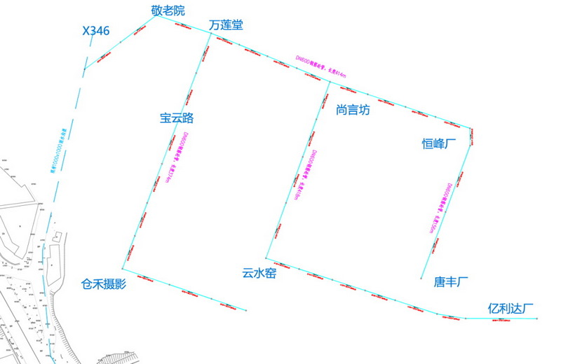 关于X346岭南路敬老院至岭南路恒峰厂路口实行临时交通管制措施的通告 - 憨鼠网