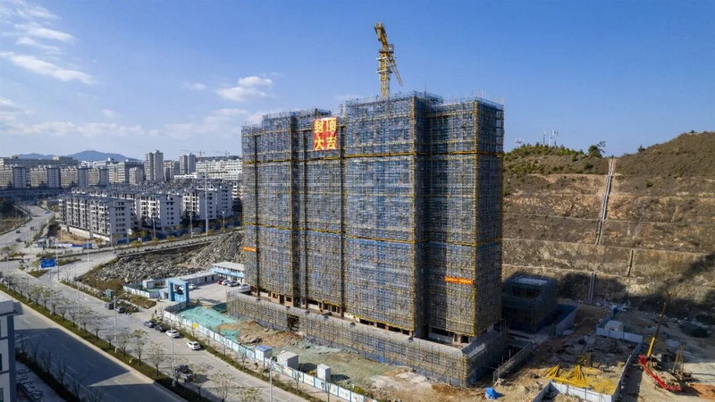 为移民打造暖心居所 德化湖碧花苑安置小区建设正酣 - 憨鼠网