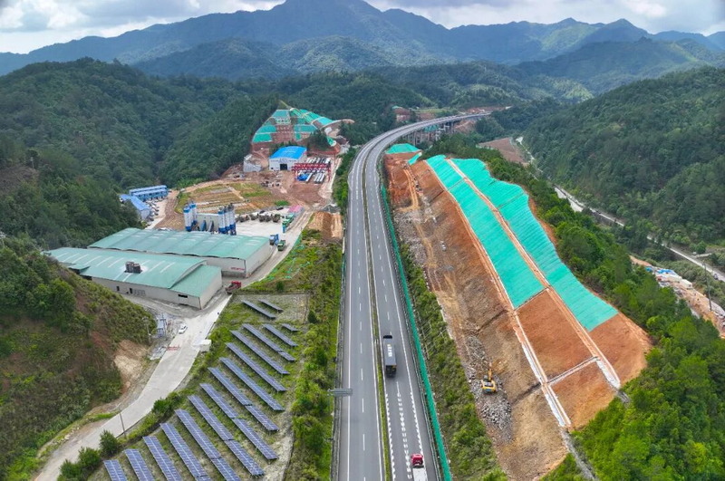 沙厦高速德化草村出入口工程项目进度过半 - 憨鼠网
