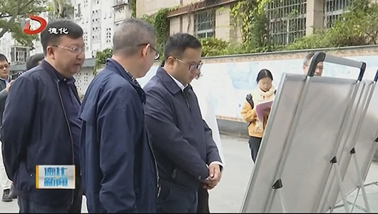 代县长调研许厝片区改造项目 - 憨鼠网