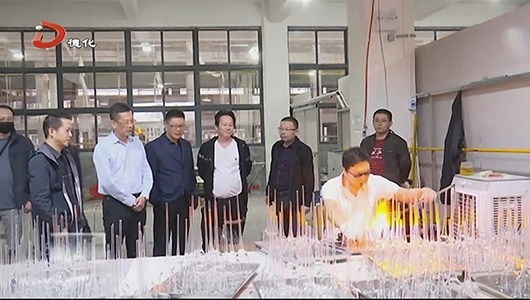 县委书记调研重点项目建设进展情况 - 憨鼠网