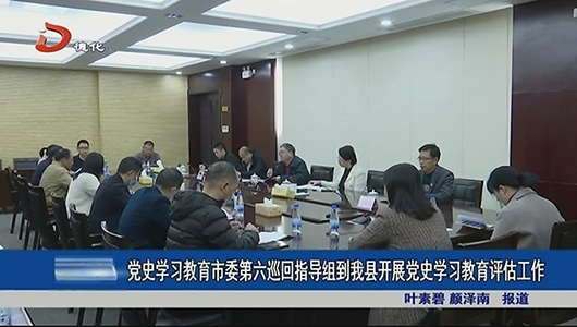 党史学习教育市委第六巡回指导组到我县开展党史学习教育评估工作 - 憨鼠网
