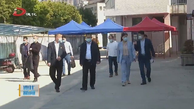 县长调研高三复学情况 - 憨鼠网