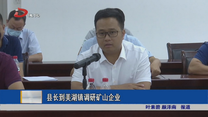 县长到美湖镇调研矿山企业 - 憨鼠网