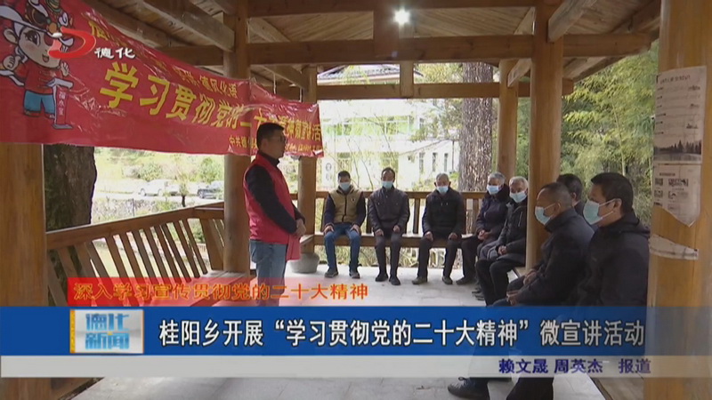 桂阳乡开展“学习贯彻党的二十大精神”微宣讲活动 - 憨鼠网