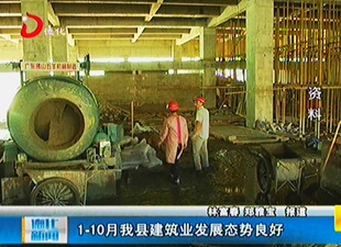 1～10月德化县建筑业发展态势良好[视] - 憨鼠网