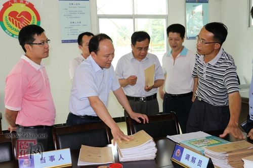 省调研督导组到德化县督导综治维稳工作 - 憨鼠网
