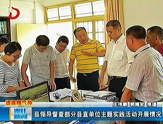 县领导督查部分县直单位主题实践活动开展情况[视] - 憨鼠网