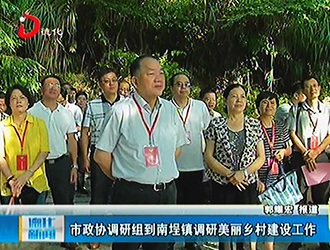 市政协调研组到南埕镇调研美丽乡村建设工作[视] - 憨鼠网