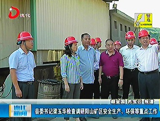 县委书记梁玉华检查调研阳山矿区安全生产、环保等重点工作[视] - 憨鼠网