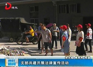 支部共建开展法律宣传活动[视] - 憨鼠网