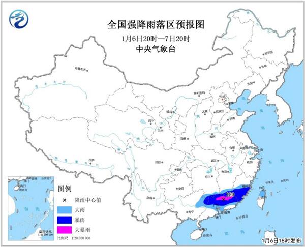 暴雨蓝色预警：福建广东等7省有大雨或暴雨 - 憨鼠网