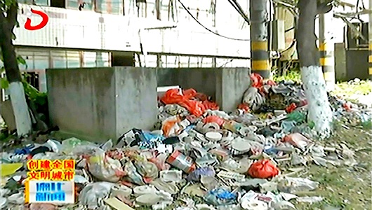 金锁社区、宝美工业区：车辆违停 垃圾乱扔 - 憨鼠网