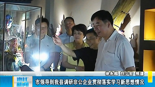市领导到德化调研非公企业贯彻落实学习新思想情况 - 憨鼠网