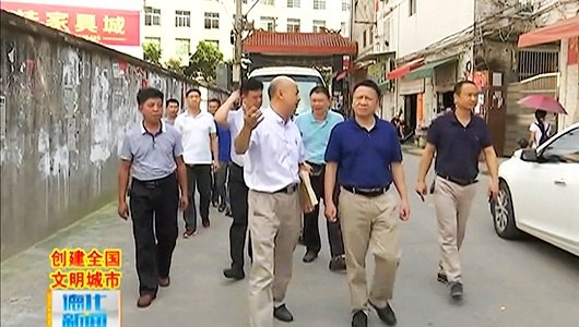 县长刘德旺调研创城工作 - 憨鼠网