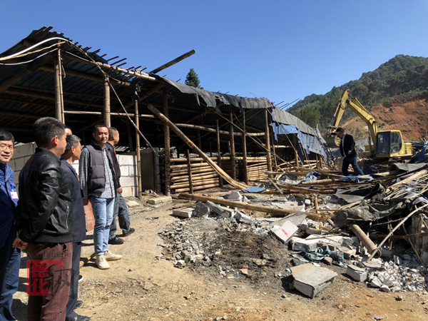 葛坑镇联合多部门开展违章养殖场清除专项行动 - 憨鼠网