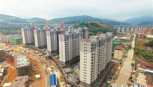 彭村水库德化土坂移民安置小区建设如火如荼 - 憨鼠网