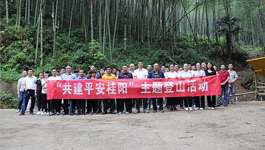 桂阳乡开展“共建平安桂阳”主题登山活动 - 憨鼠网