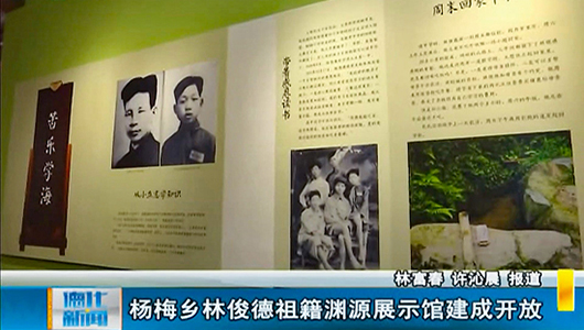 杨梅乡林俊德祖籍渊源展示馆建成开放 - 憨鼠网