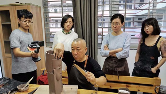 罗小平雕塑·泥片成型塑造艺术高级研修班相约泉州工艺美院 - 憨鼠网