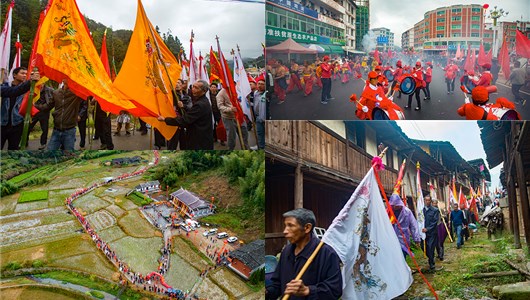 上涌镇龙虎旗传统民俗活动：祈福风调雨顺、国泰民安 - 憨鼠网