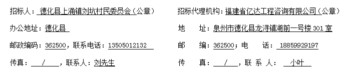 樟墘、月白山机耕路拓宽及硬化（一事一议项目）中标结果公示 - 憨鼠网