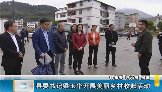 县委书记梁玉华开展美丽乡村收账活动 - 憨鼠网