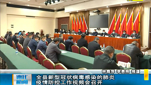 全县新型冠状病毒感染的肺炎疫情防控工作视频会召开 - 憨鼠网
