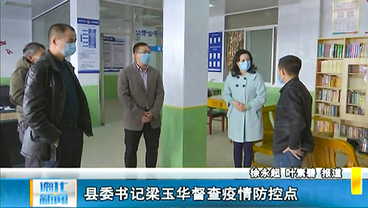 县委书记梁玉华督查疫情防控点 - 憨鼠网