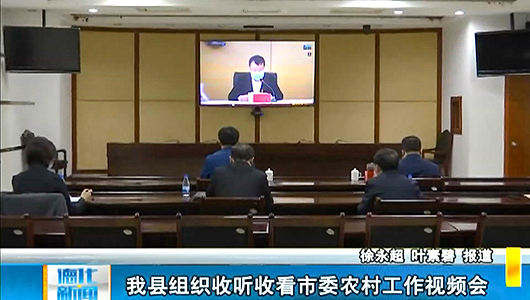德化县组织收听收看市委农村工作视频会 - 憨鼠网