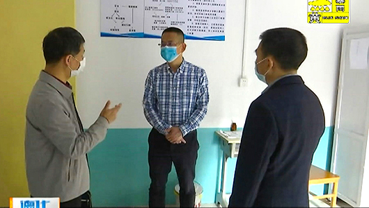 县长黄文捷调研高中校开学准备工作 - 憨鼠网