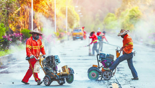 泉州德化进行道路病害修复工程 - 憨鼠网