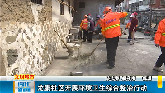 龙鹏社区开展环境卫生综合整治行动 - 憨鼠网