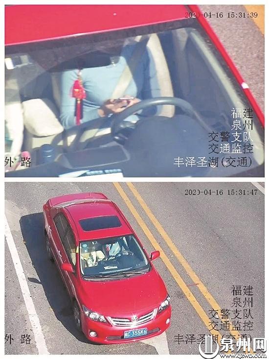 交警持续整治开车使用手机乱象 - 憨鼠网