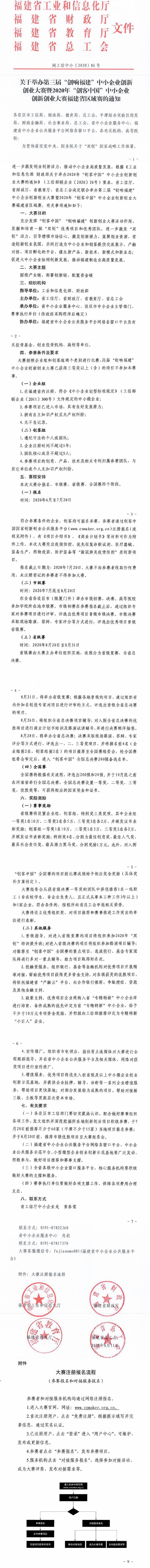 关于积极发动参加第三届“创响福建”中小企业创新创业大赛暨2020年“创客中国”中小企业创新创业福建省区域赛的通知 - 憨鼠网