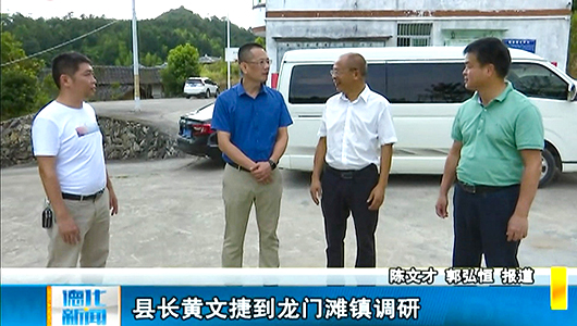 县长黄文捷到龙门滩镇调研 - 憨鼠网