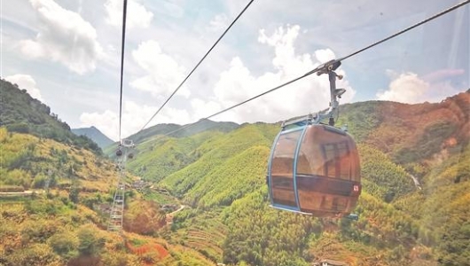 德化石牛山索道竣工 为华东地区最长索道 - 憨鼠网