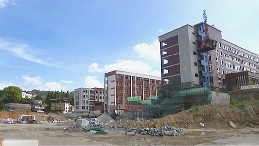 六中扩建项目：主体建设进入扫尾阶段 - 憨鼠网