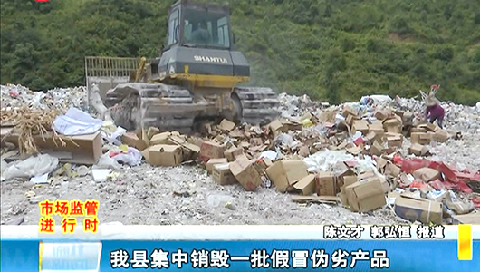 德化县集中销毁一批假冒伪劣产品 - 憨鼠网